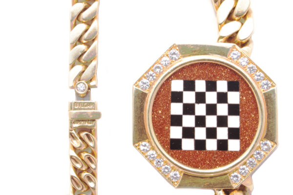 Bulgari 1970s Unique Chess Necklace - Image 2