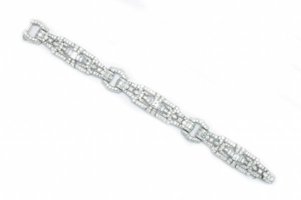 Art Deco Cartier New York Diamond Bracelet