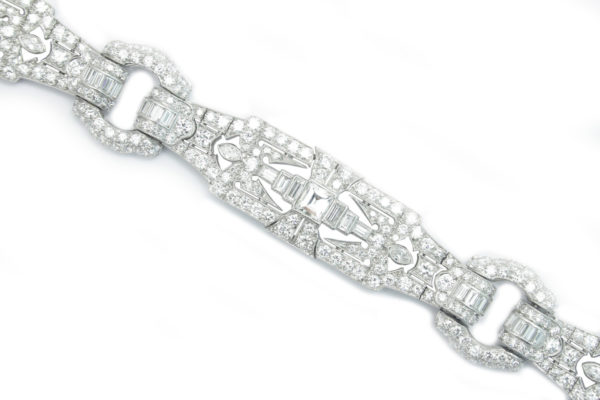 Art Deco Cartier New York Diamond Bracelet - Image 4