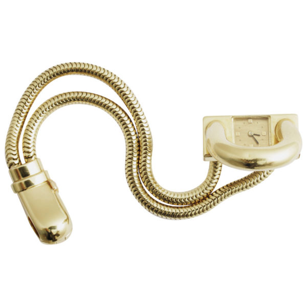 Van Cleef & Arpels Yellow Gold Cadenas Bracelet Wristwatch