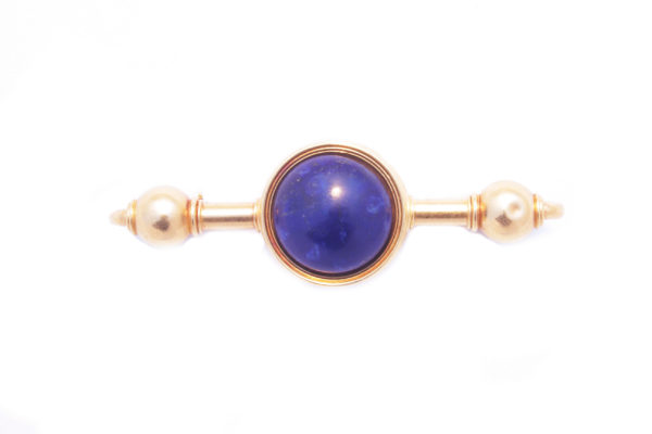 Travaglini Antique Roman Lapis Lazuli and Gold Set - Image 3