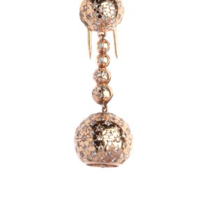 Van Cleef & Arpels Rose Gold Ball-Form Pin Watch
