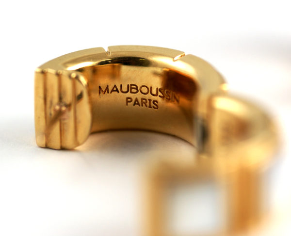 Mauboussin Diamond and Mother of Pearl Ear Clips - Image 4