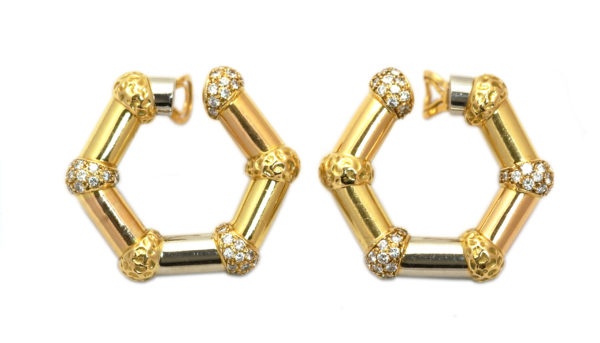 Rare Bulgari New York Three Gold Ear Clips - Image 2