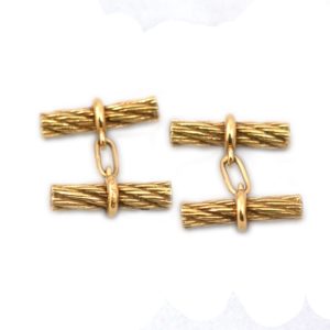 Hermes Vintage Rope Cufflinks
