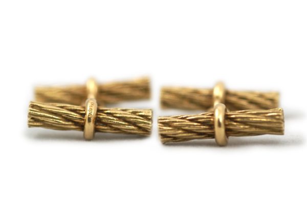 Hermes Vintage Rope Cufflinks - Image 3
