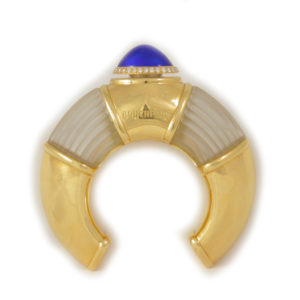 Boucheron Crystal and Enamel Perfume Cuff