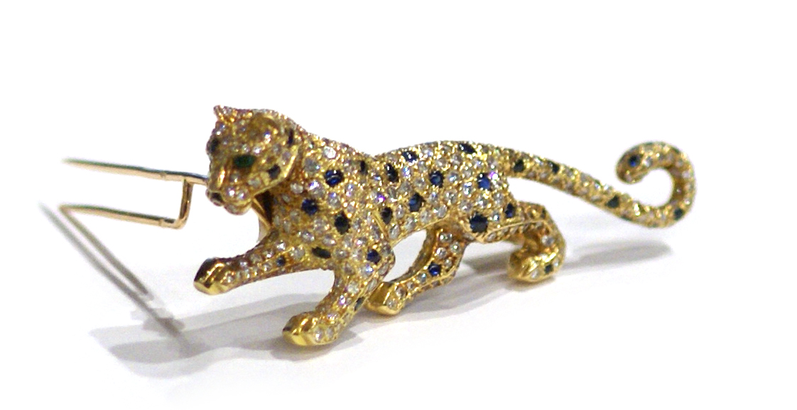 cartier leopard brooch