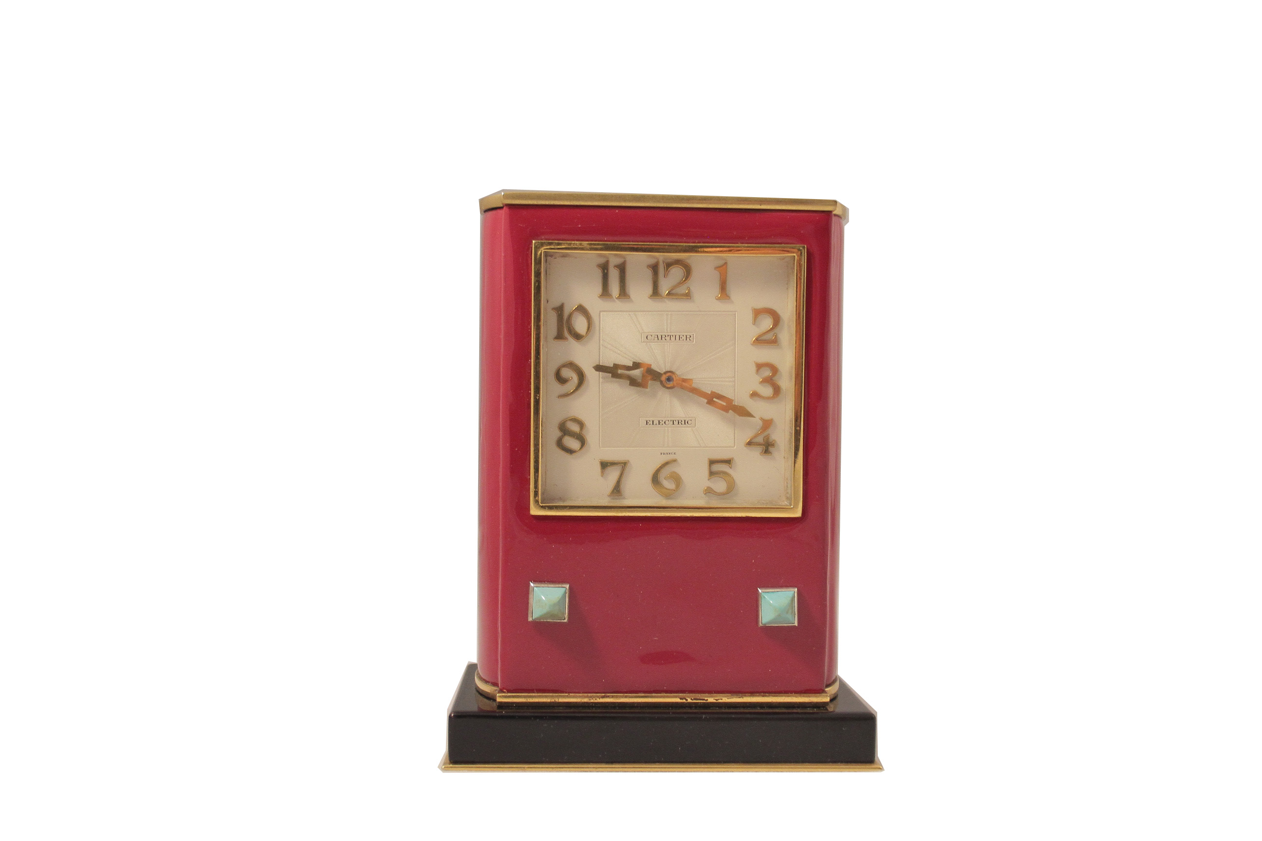 cartier deco clock