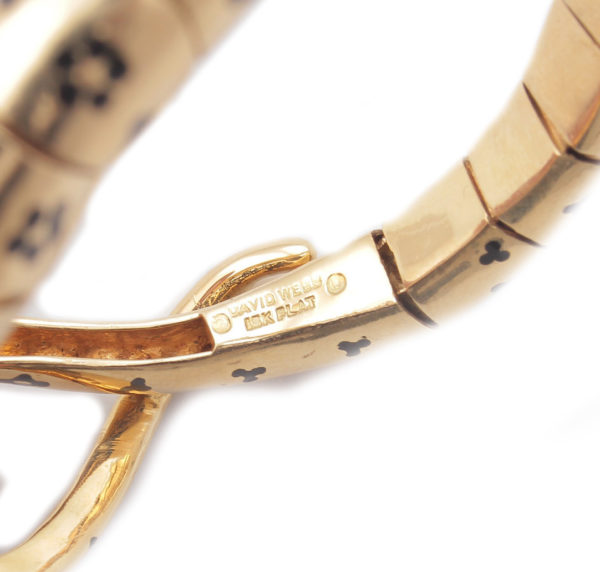 David Webb Emerald & Diamond Tiger Bracelet - Image 3