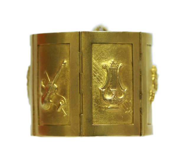 Unusual 1970s Gold Bracelet by Mortet - Image 3