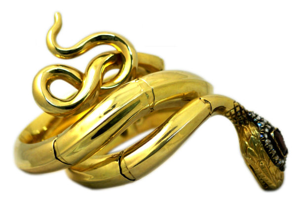 Flexible Victorian Snake Bracelet