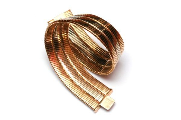 Rare Bulgari Triple Tubogas Necklace