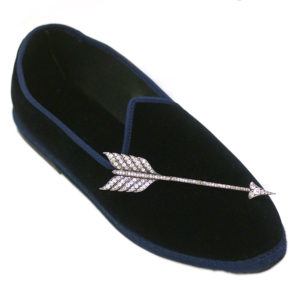 Antique Diamond Arrow Brooch on Venetian Furlane