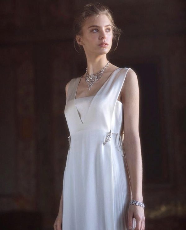 Belle Èpoque Diamonds & Natural Pearls Collier by Caillot & Peck - Image 5