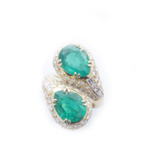 Bulgari "Toi et Moi" Emerald Ring