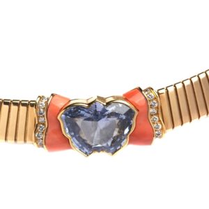 Bulgari Sapphire Tubogas Necklace