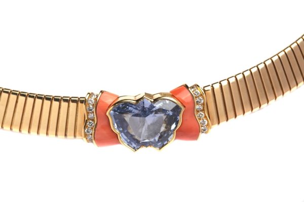 Bulgari Sapphire Tubogas Necklace