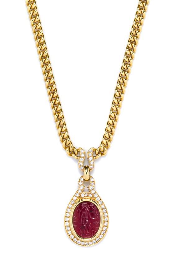 bulgari pendant necklace