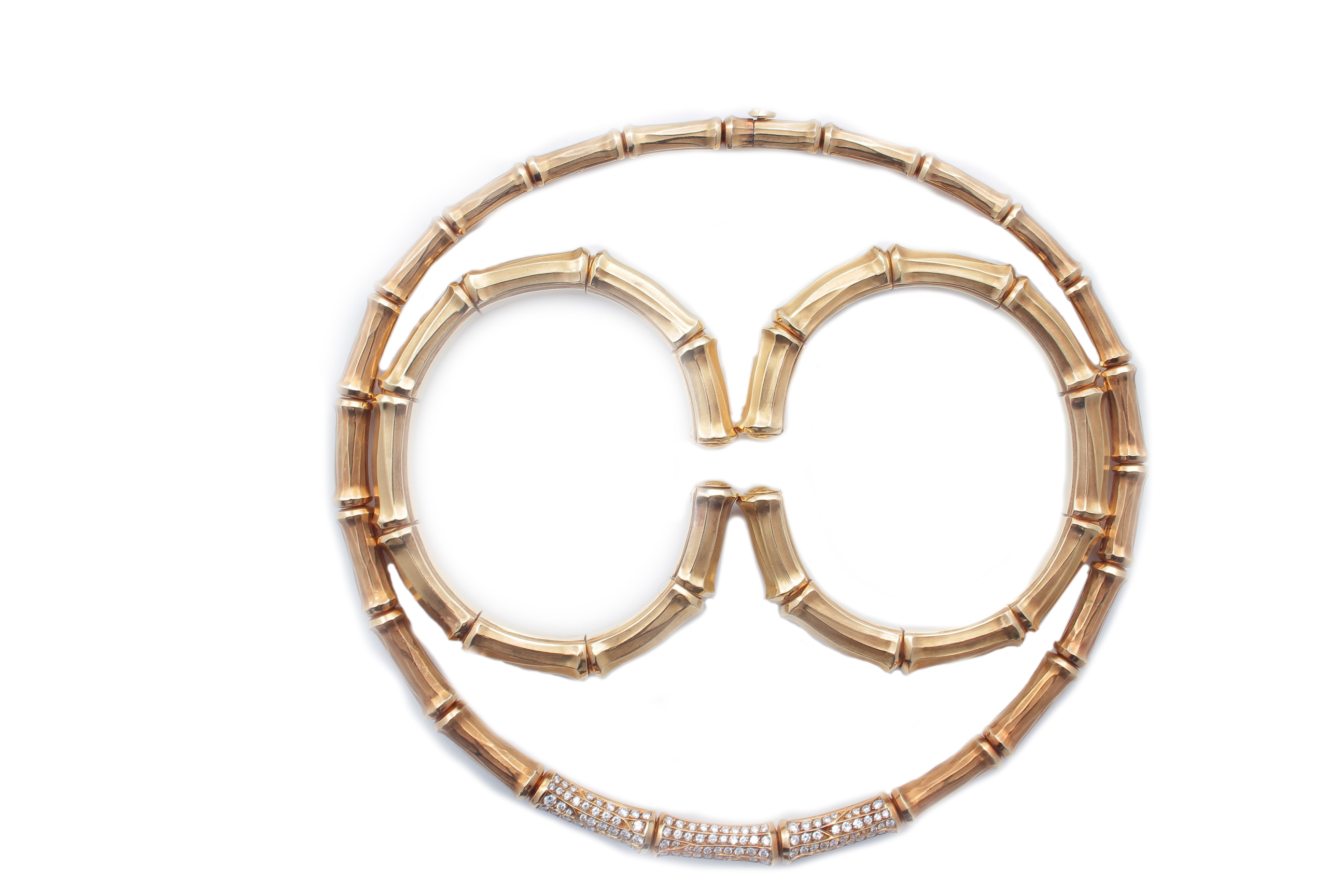 cartier bamboo necklace