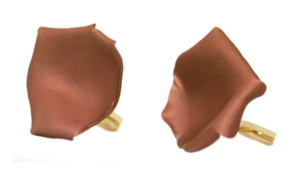 JAR Titanium Rose Petal EarClips - Image 2
