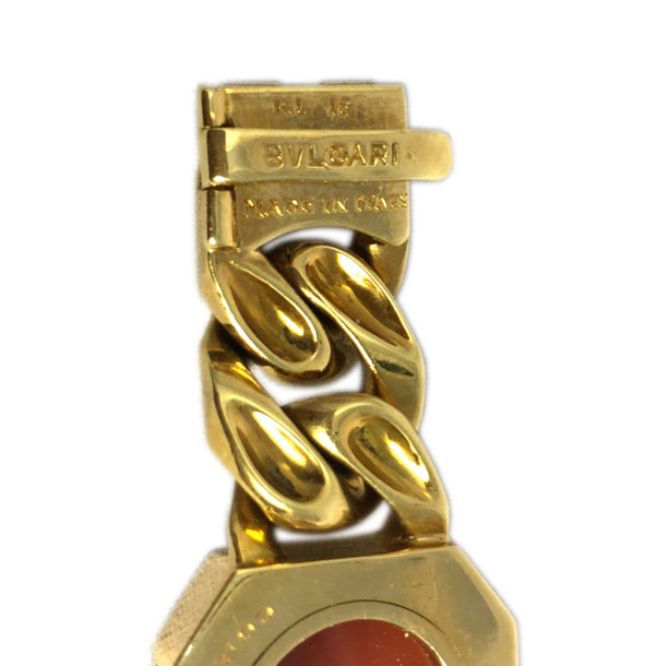 Unusual Bulgari Intaglio Gold Chain Bracelet - Image 3
