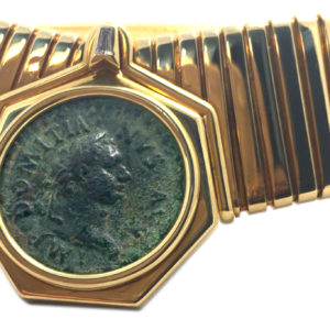 Bulgari Unusual Tubogas Monete Gold Necklace