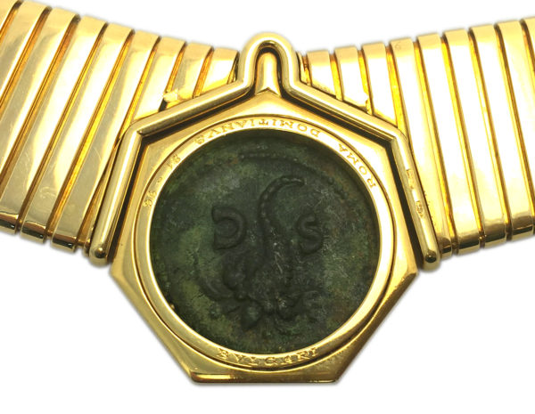 Bulgari Unusual Tubogas Monete Gold Necklace - Image 3