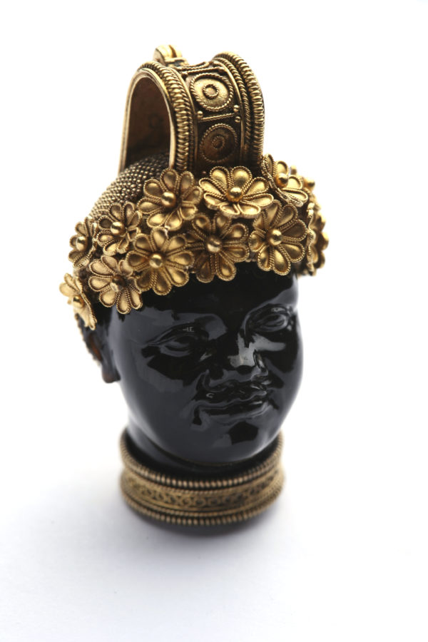 Castellani Unusual Blackamoor Brooch