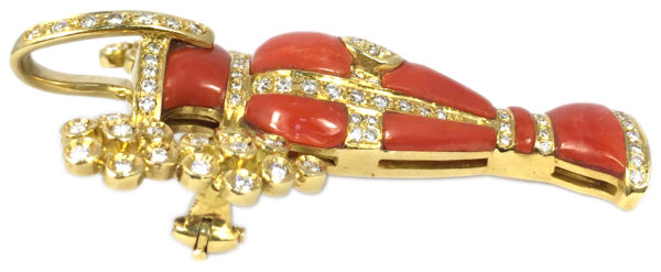Coral Urn Brooch - Image 3