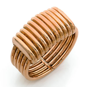 Unusual Retro Gold Bracelet