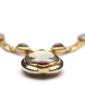 Bulgari Cameo Chain Necklace