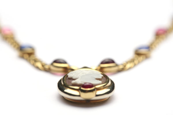 Bulgari Cameo Chain Necklace