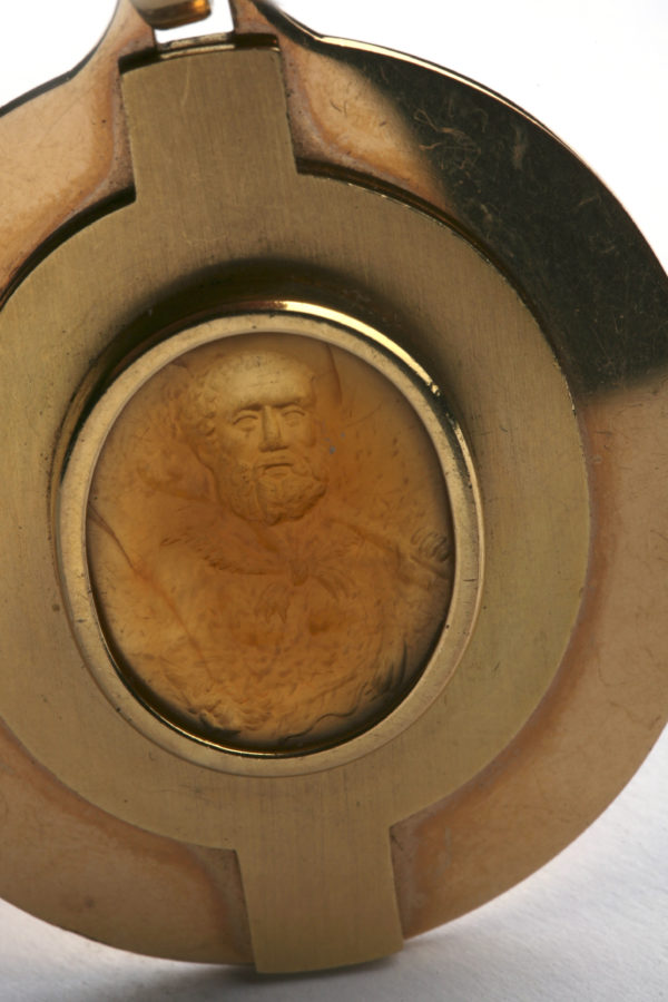Bulgari Intaglio Gold Pendant