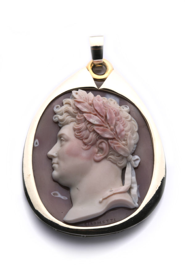 Bulgari Large Agate Cameo (by Girometti) Pendant - Image 2