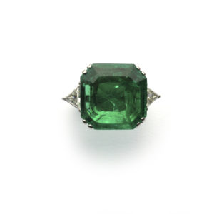 Important 17ct Emerald Ring