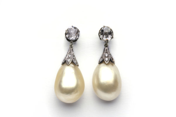 Natural Pearl Ear Pendants - Image 2