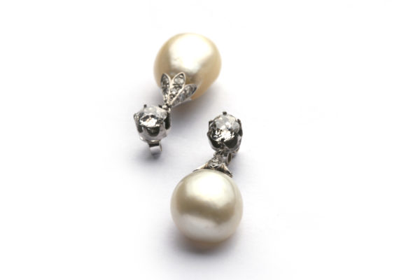 Natural Pearl Ear Pendants - Image 3