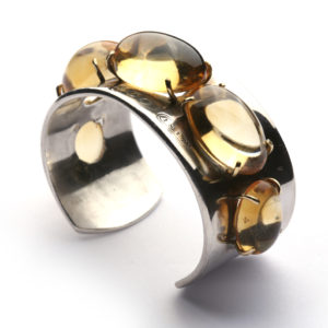 Tiffany Silver & Citrine Cuff
