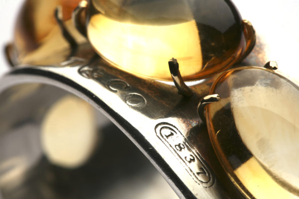 Tiffany Silver & Citrine Cuff - Image 2
