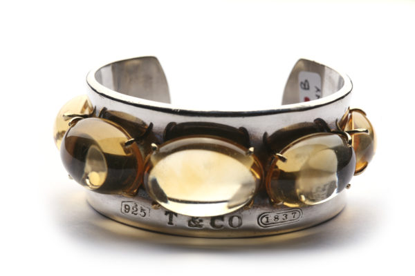 Tiffany Silver & Citrine Cuff - Image 4