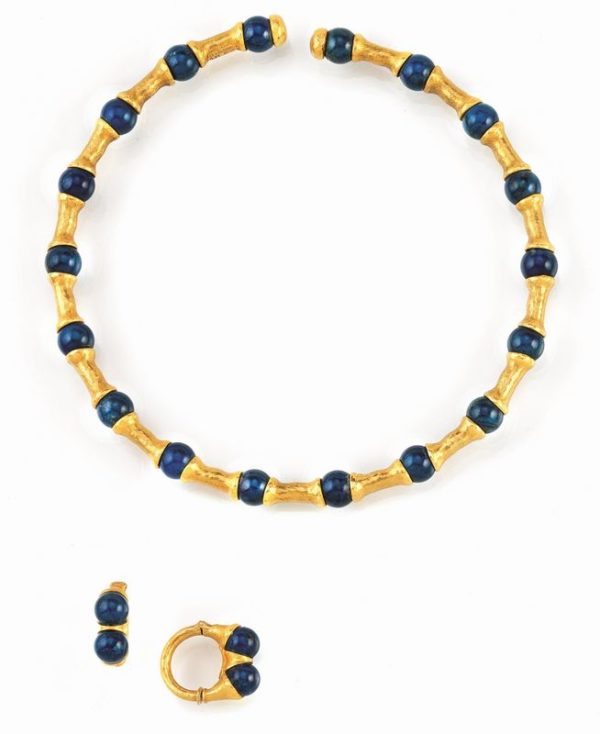 Lalaounis Turquoise & Gold Set