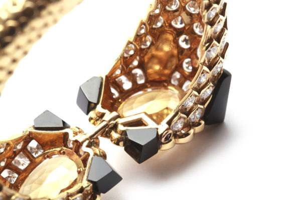 Superb Sapphire, Diamond & Onyx Bracelet by Fred - Image 7
