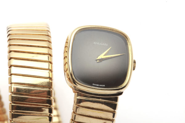 Bulgari Black Dial Tubogas Watch-Bracelet - Image 2