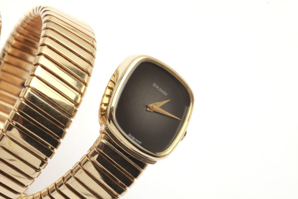 Bulgari Black Dial Tubogas Watch-Bracelet - Image 3