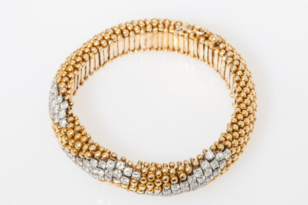 Cous-Cous Gold & Diamond Bracelets - Image 2