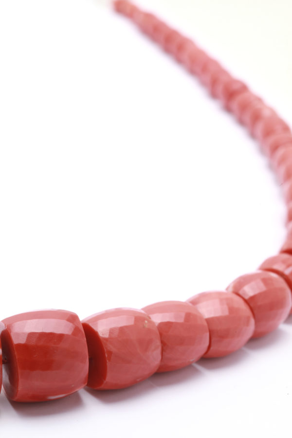Sardinian Red Coral Necklace Strand - Image 2