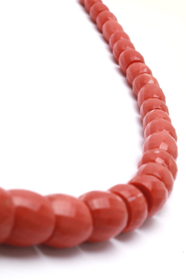Sardinian Red Coral Necklace Strand - Image 3