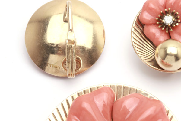 Tiffany Retro Coral & Gold Set - Image 3