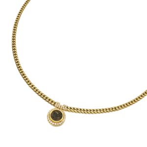 Bulgari Coin Diamond Necklace